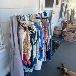 Multi-Color Clothing Rack